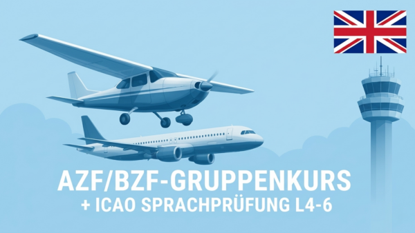 AZF oder BZF Gruppenkurs + ICAO Sprachprüfung L4-6